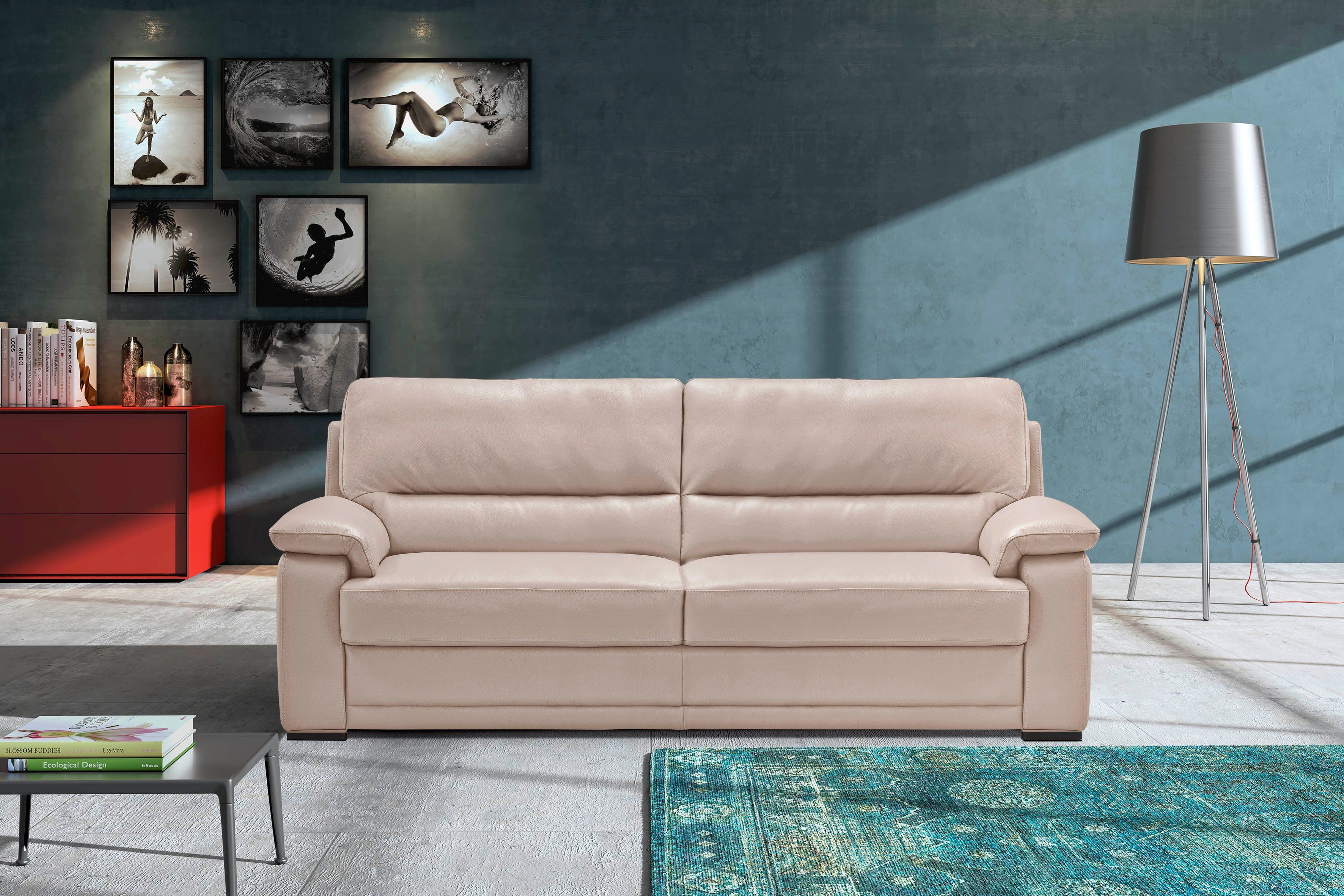 Egoitaliano 2,5-Sitzer Doris, modernes Designersofa, Ledersofa günstig online kaufen