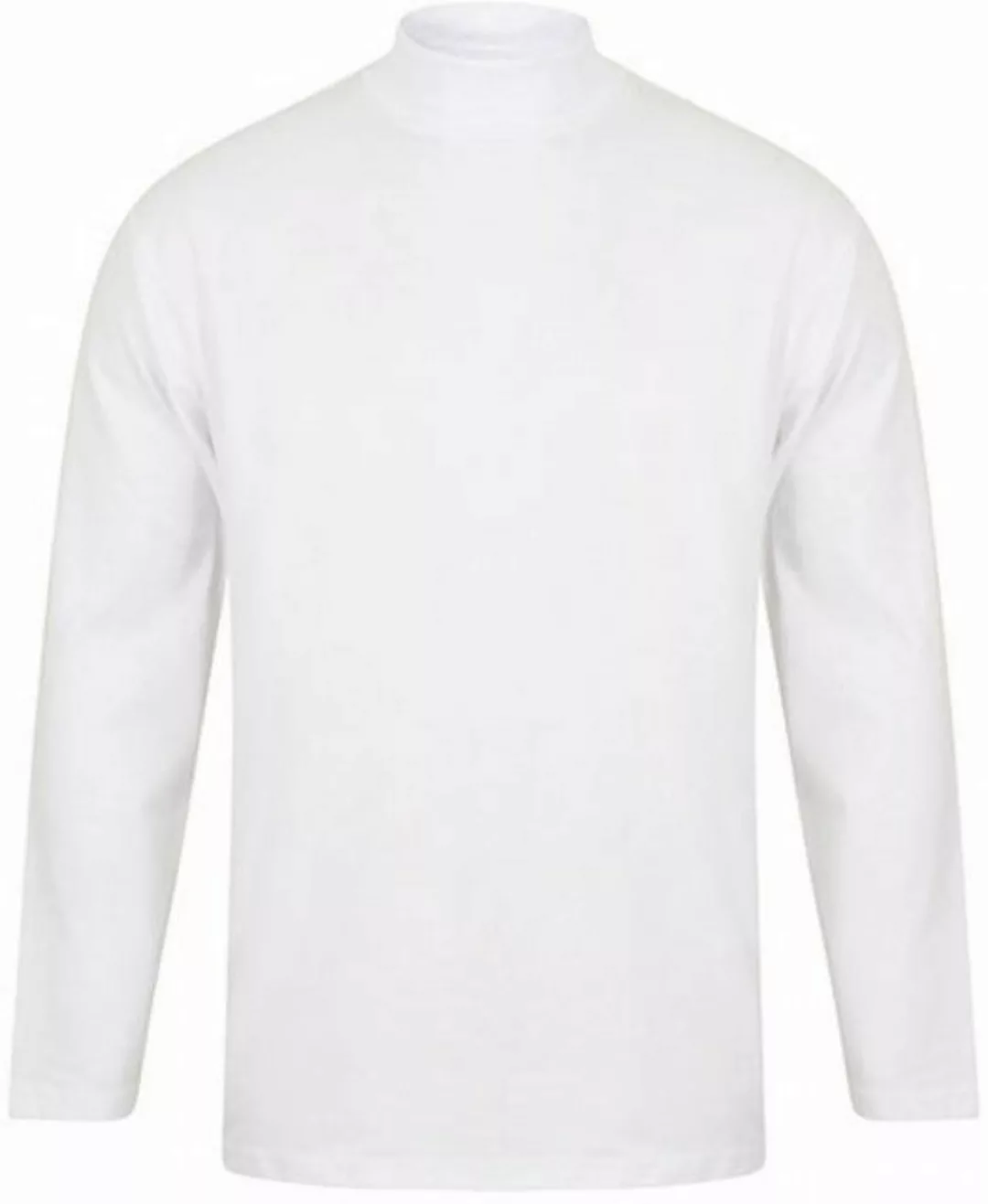 Henbury Langarmshirt Roll-Neck Long-Sleeve Herren T-Shirt günstig online kaufen