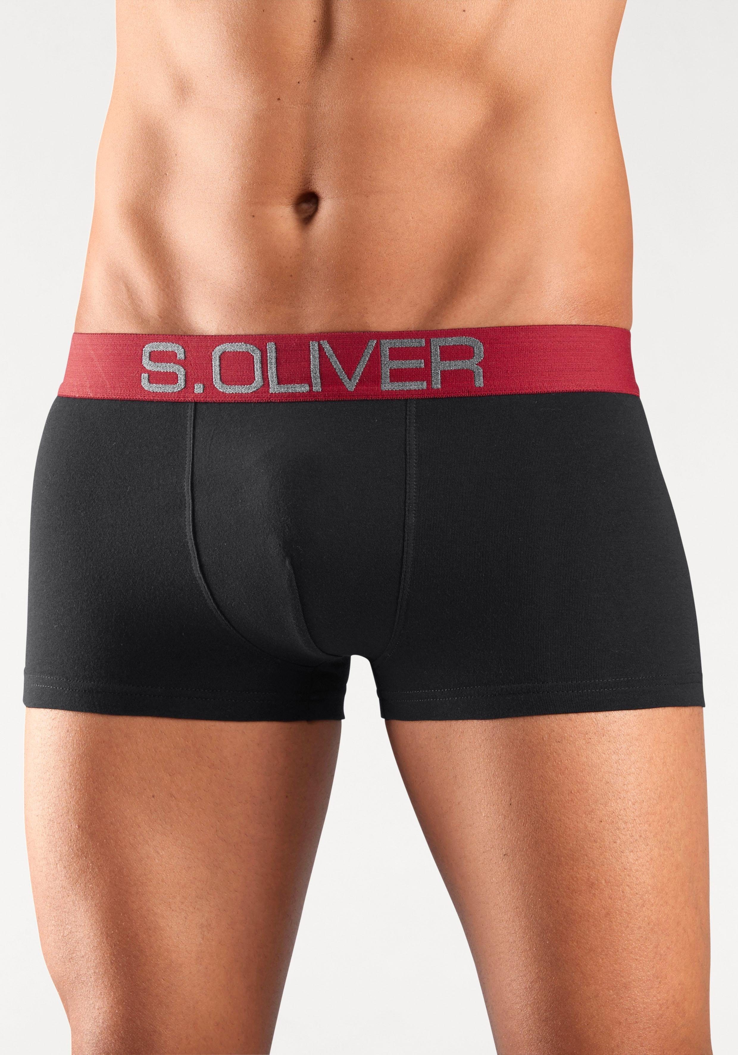 s.Oliver Hipster, (Packung, 4 St.), knapp sitzende Boxershorts für Herren a günstig online kaufen