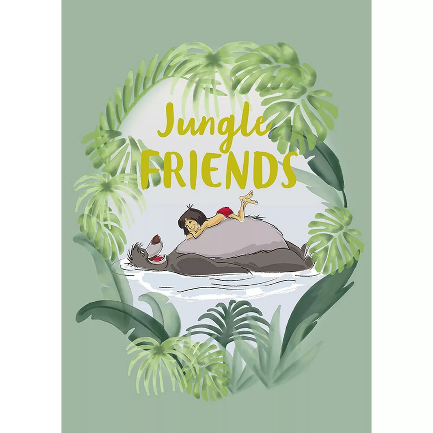 Komar Bild "Jungle Book Friends", Disney, (1 St.), Wandbild zur Dekoration günstig online kaufen