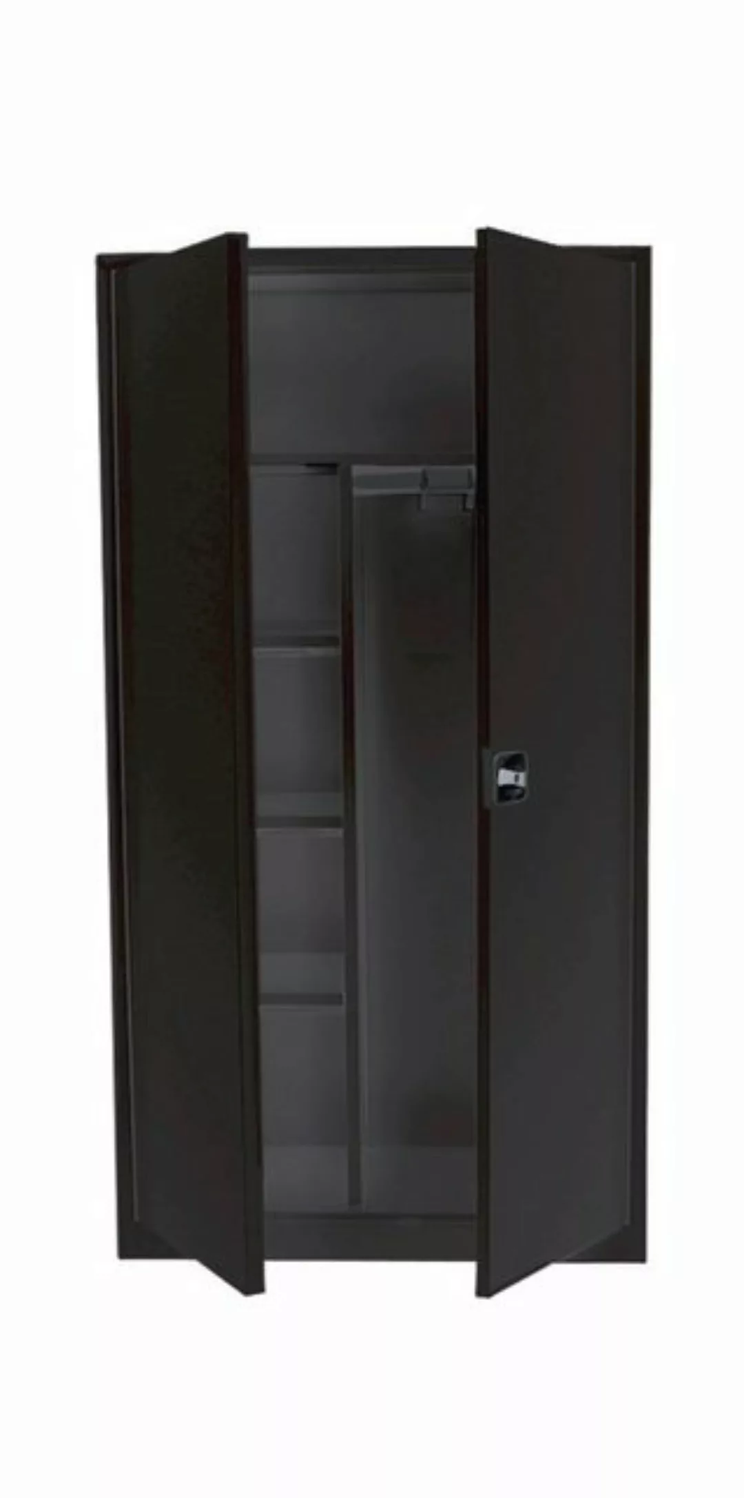 Steelboxx Mehrzweckschrank mit Garderobenteil XL Spind Kleiderspind 2-türig günstig online kaufen