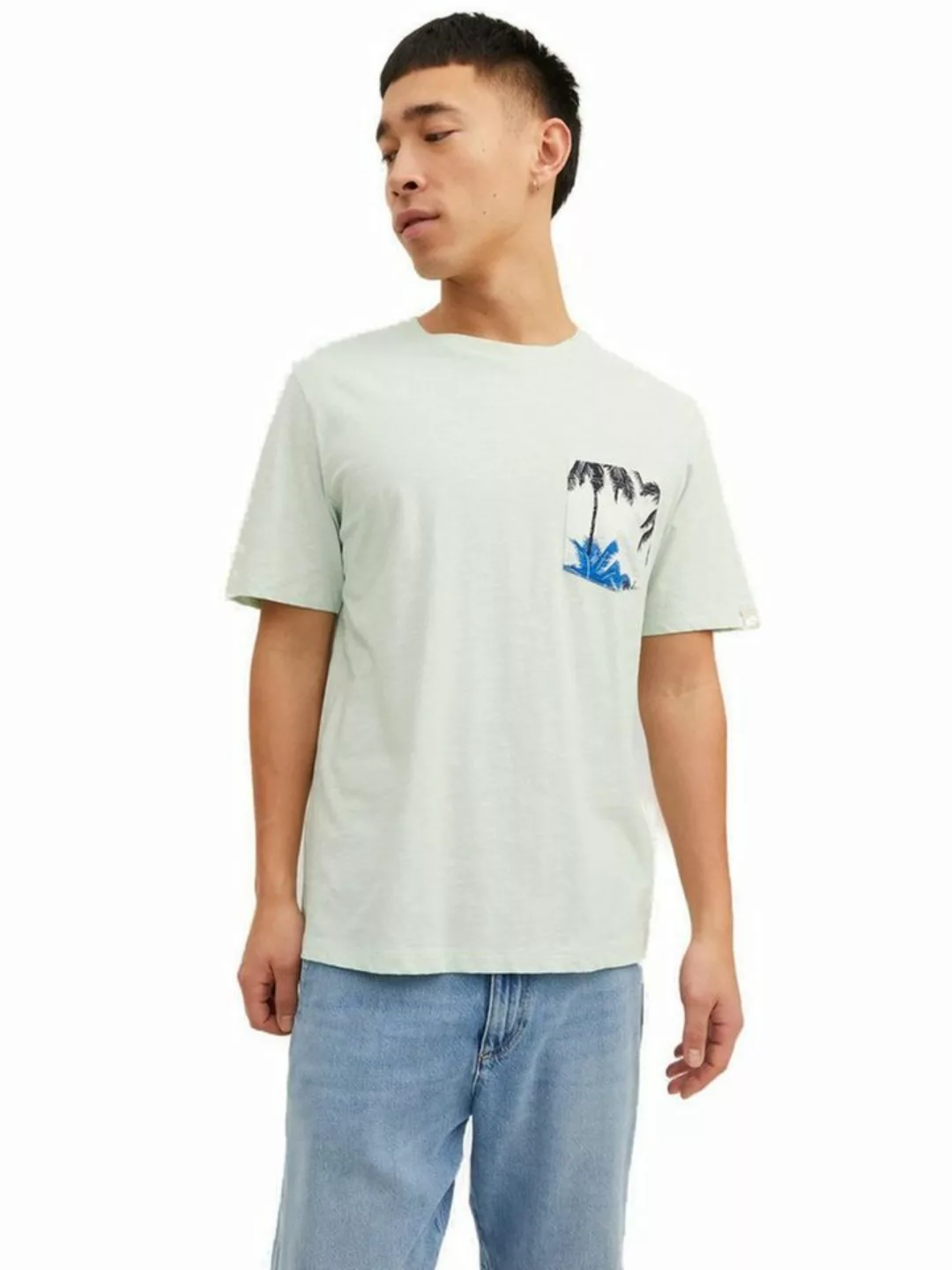 Jack & Jones T-Shirt JORTULUM POCKET (1-tlg) aus Baumwolle günstig online kaufen