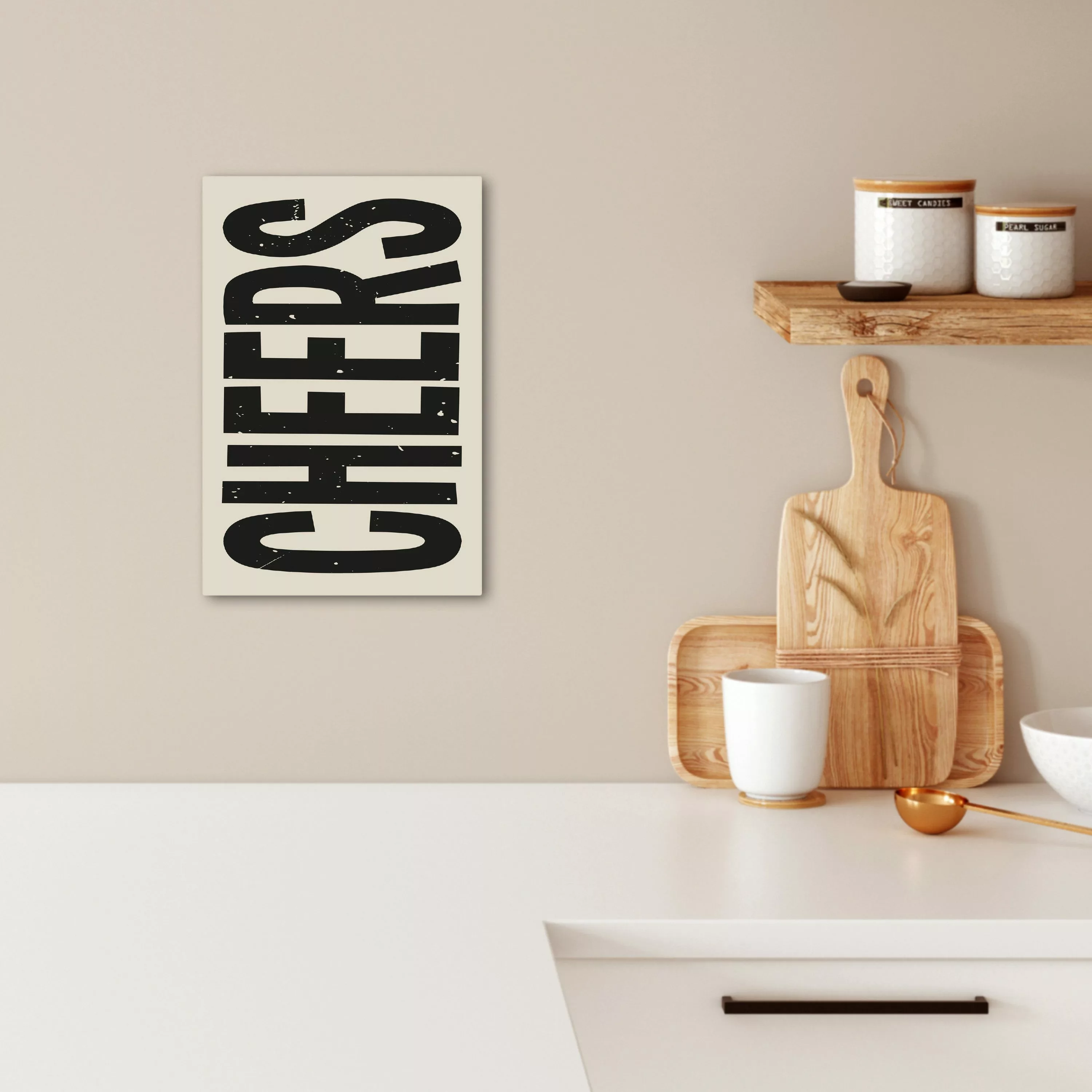 OneMillionCanvasses® Leinwandbild Cheers - Japandi - günstig online kaufen