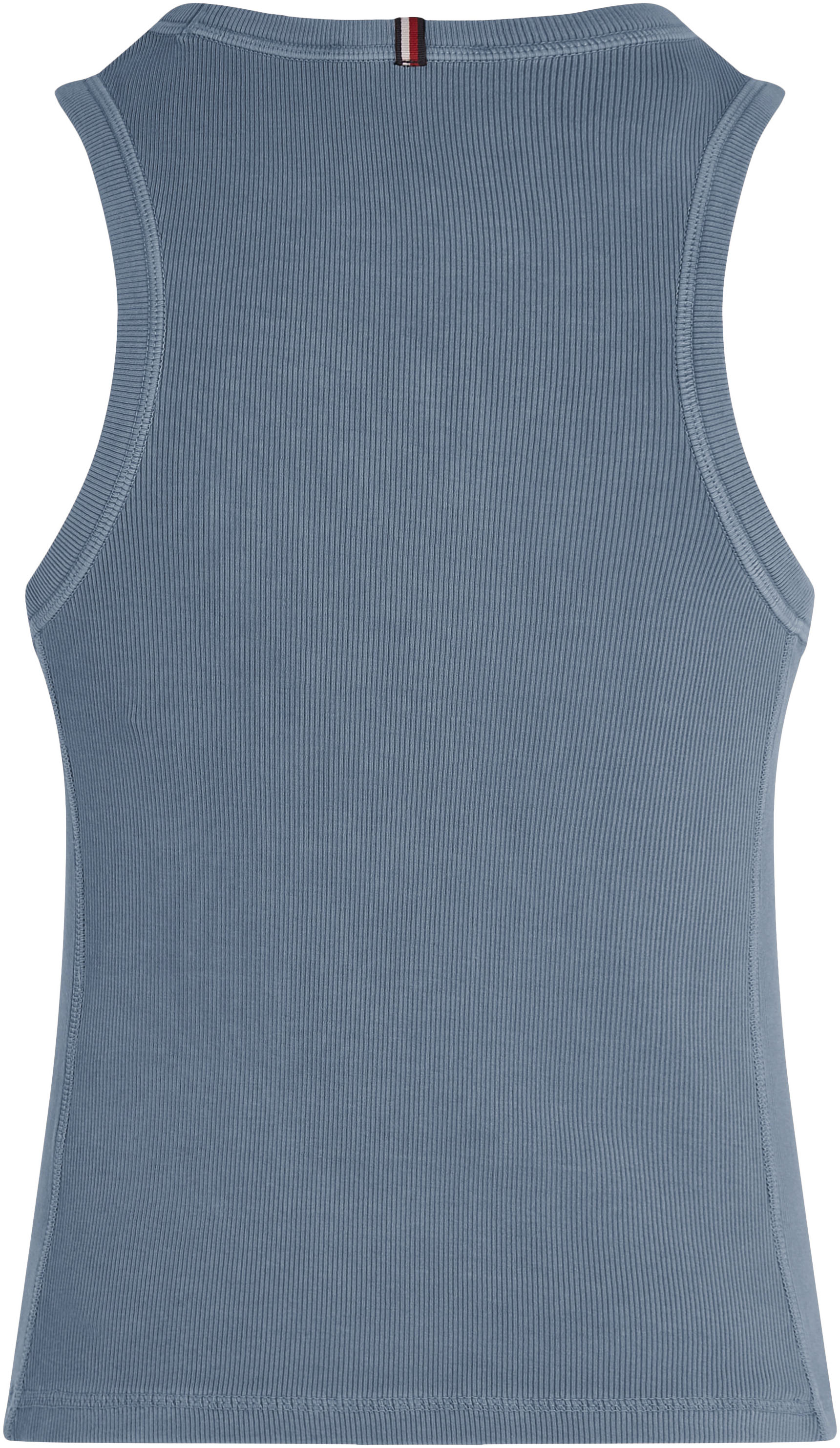 Tommy Hilfiger Rundhalsshirt MUTED GMD SLIM RIB TANK mit Logostickerei günstig online kaufen