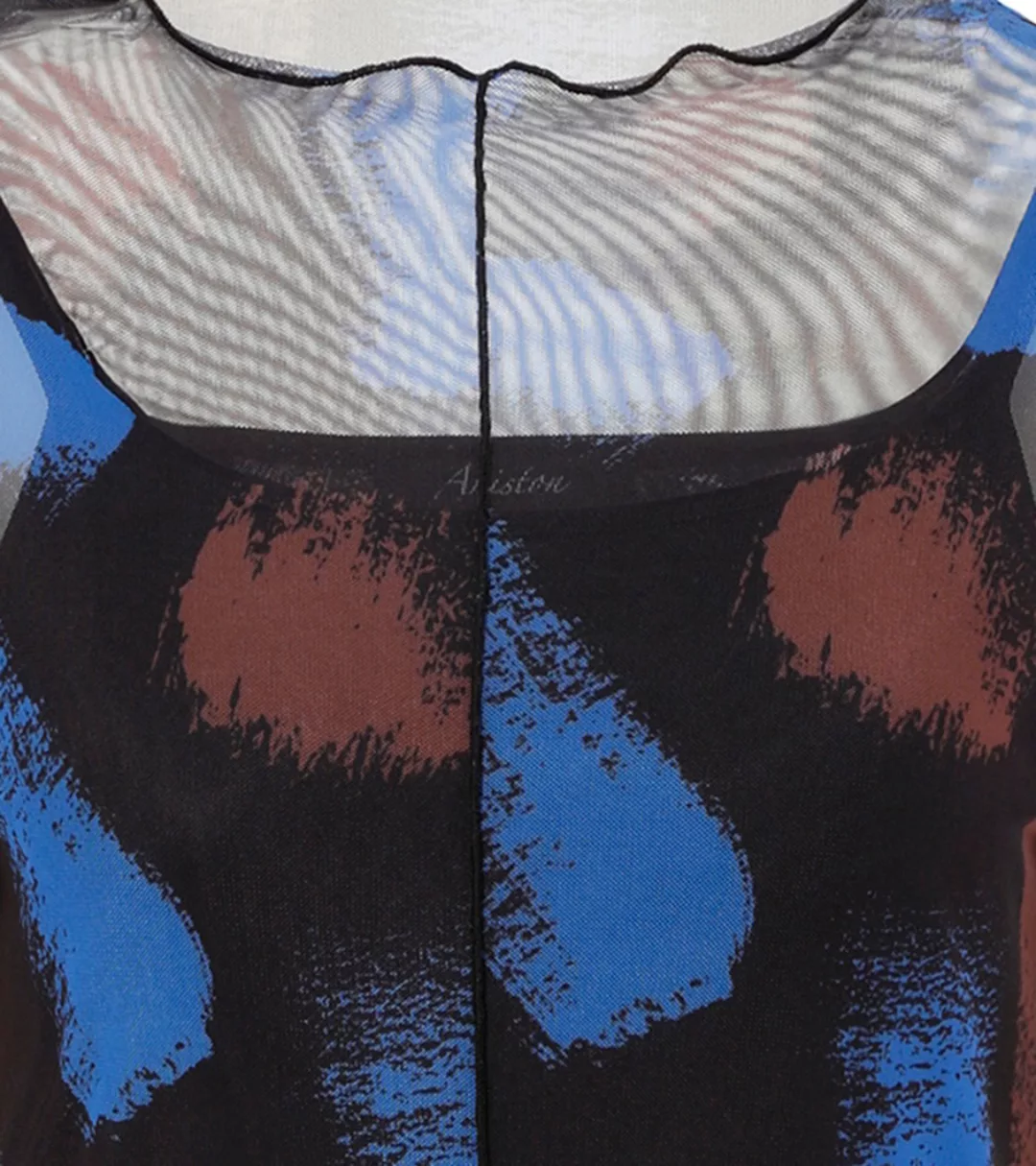 Aniston CASUAL Maxikleid, (mit Jersey-Unterkleid), mit farbharmonischem, gr günstig online kaufen