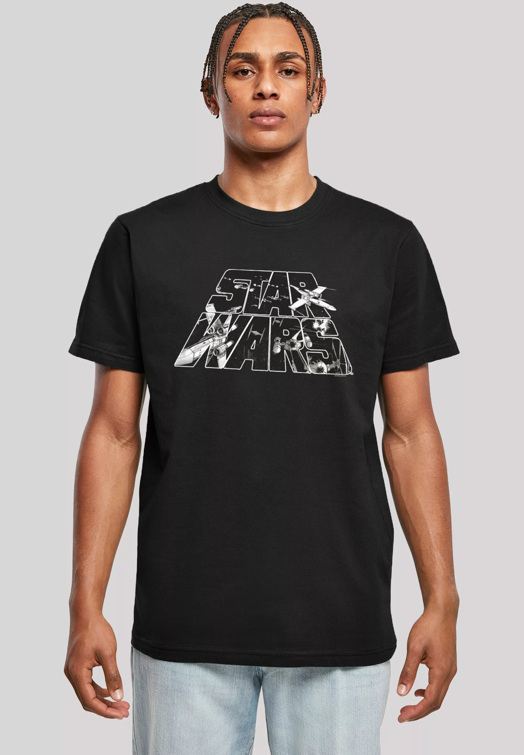 F4NT4STIC T-Shirt "Star Wars Logo Space Sketch", Herren,Premium Merch,Regul günstig online kaufen