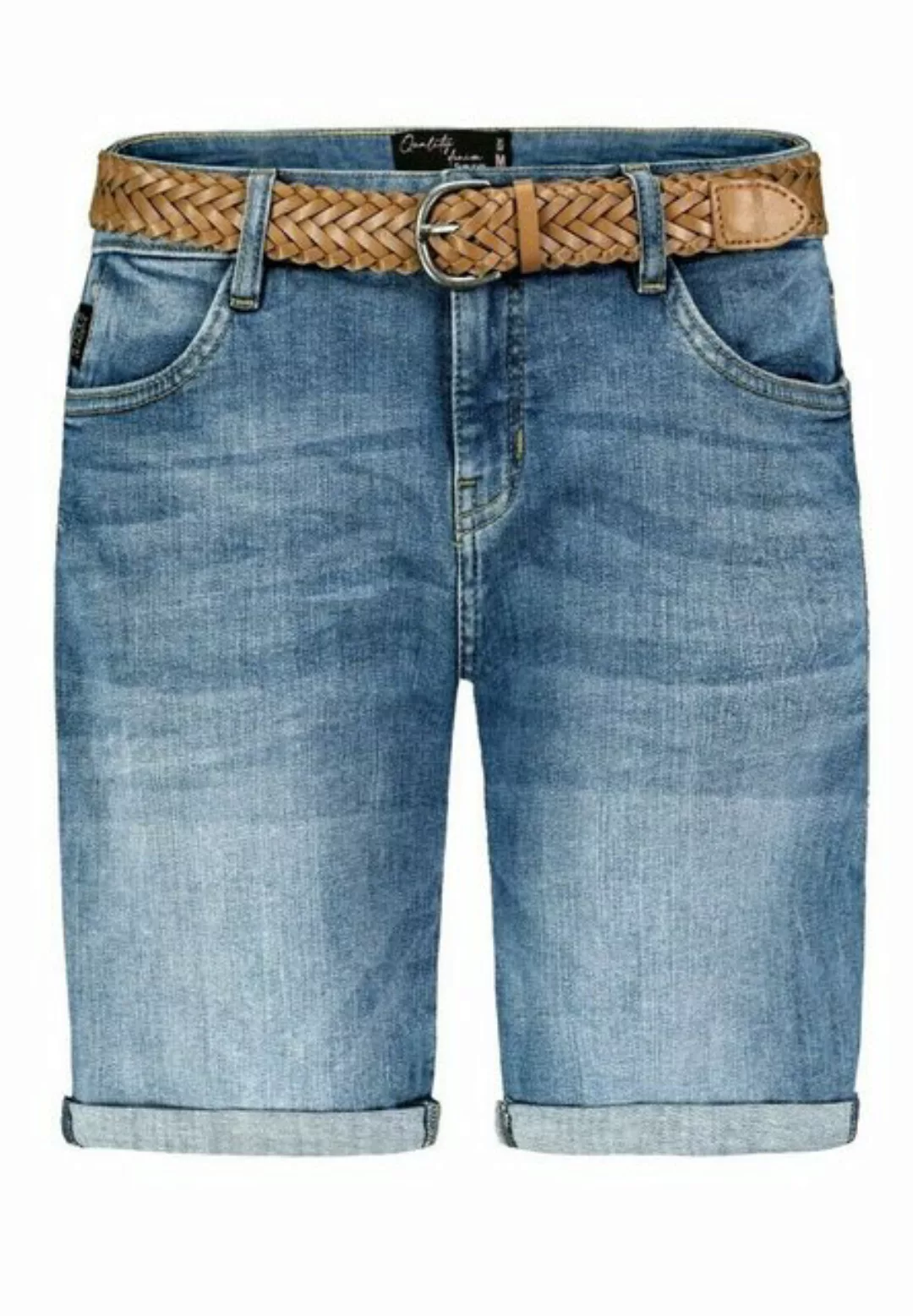 SUBLEVEL Bermudas Damen Jeans Shorts Bermuda Kurze Hose Shorts Short Denim günstig online kaufen