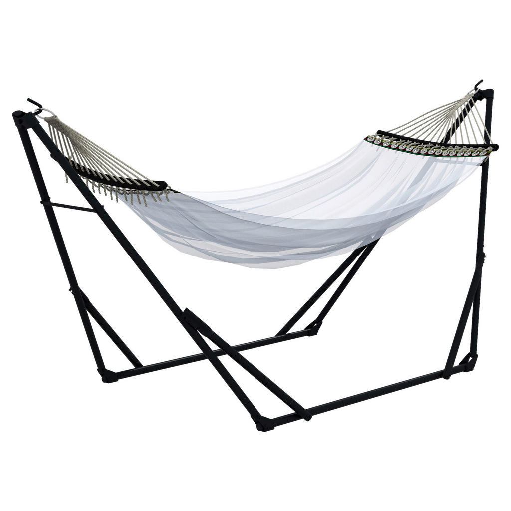 Outsunny Hängemattengestell weiß Nylon B/H/L: ca. 89x263x100 cm günstig online kaufen