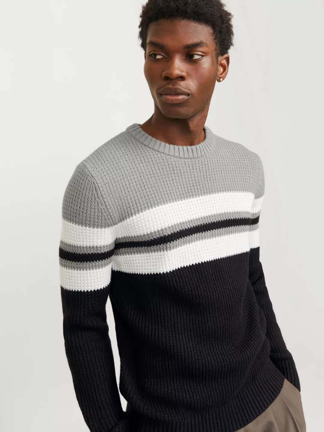 Jack & Jones Rundhalspullover "JJSANDER KNIT CREW NECK" günstig online kaufen