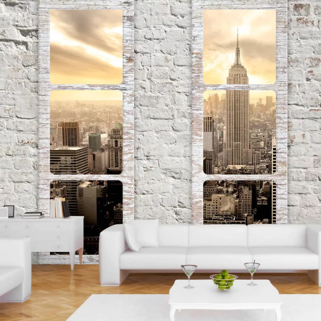 Selbstklebende Fototapete - New York: view from the window günstig online kaufen