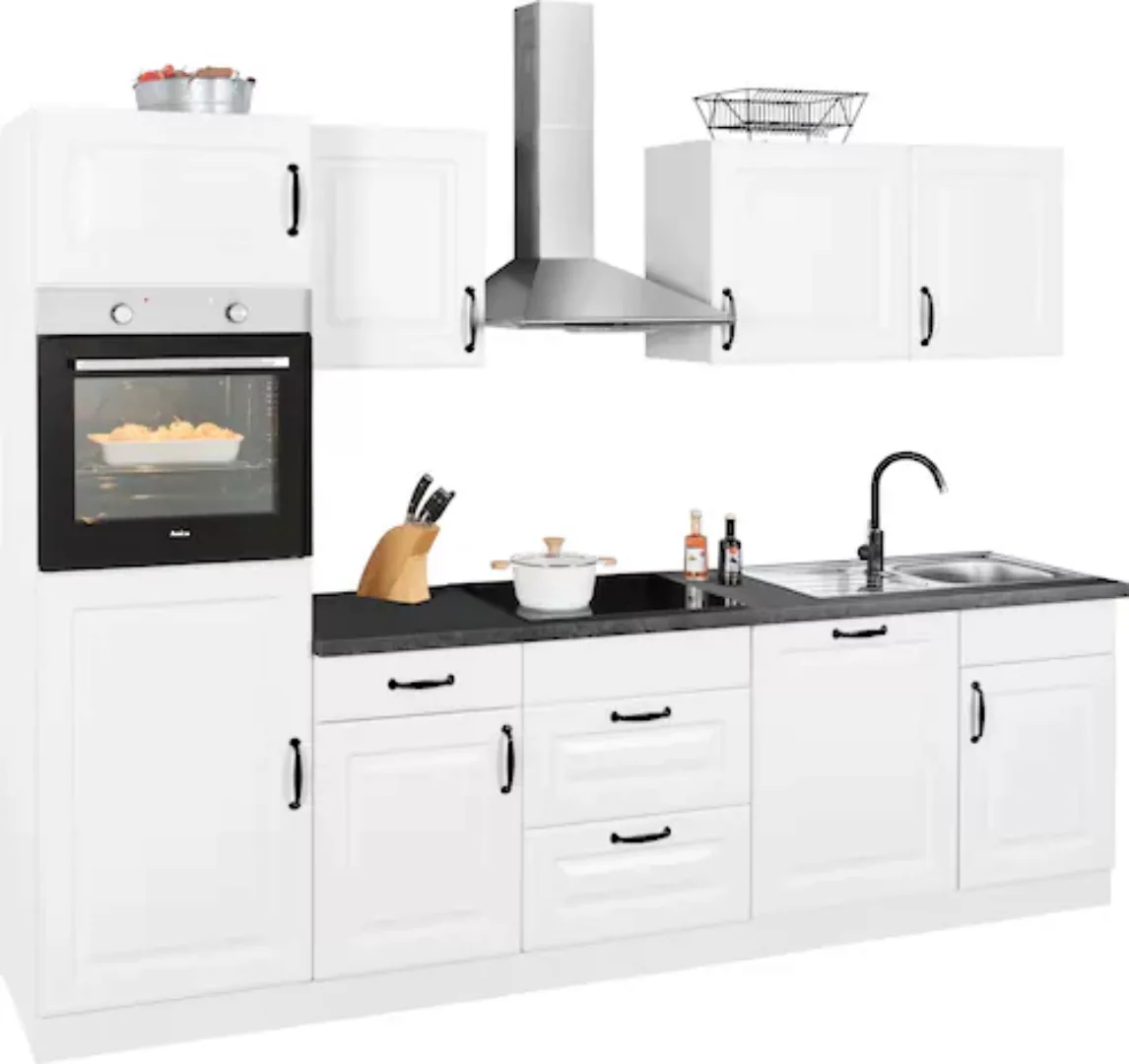 wiho Küchen Küchenzeile »Erla«, mit E-Geräten, Breite 280 cm günstig online kaufen