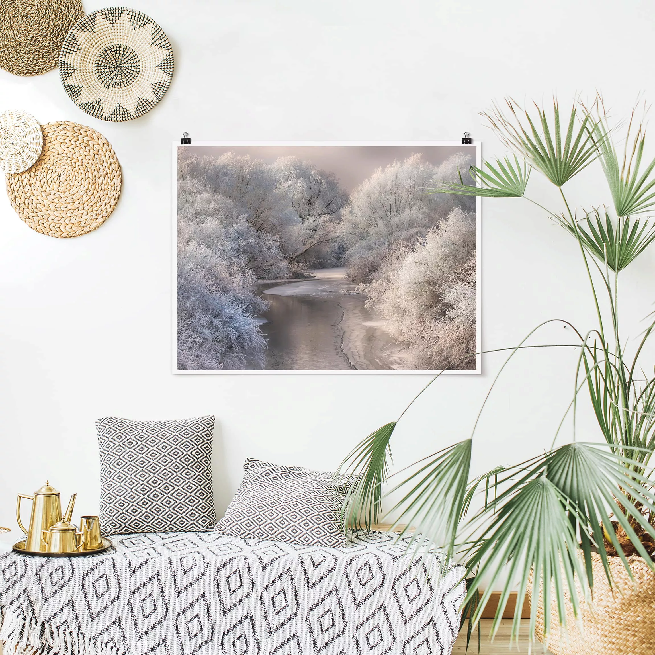 Poster Natur & Landschaft - Querformat Winter Song günstig online kaufen