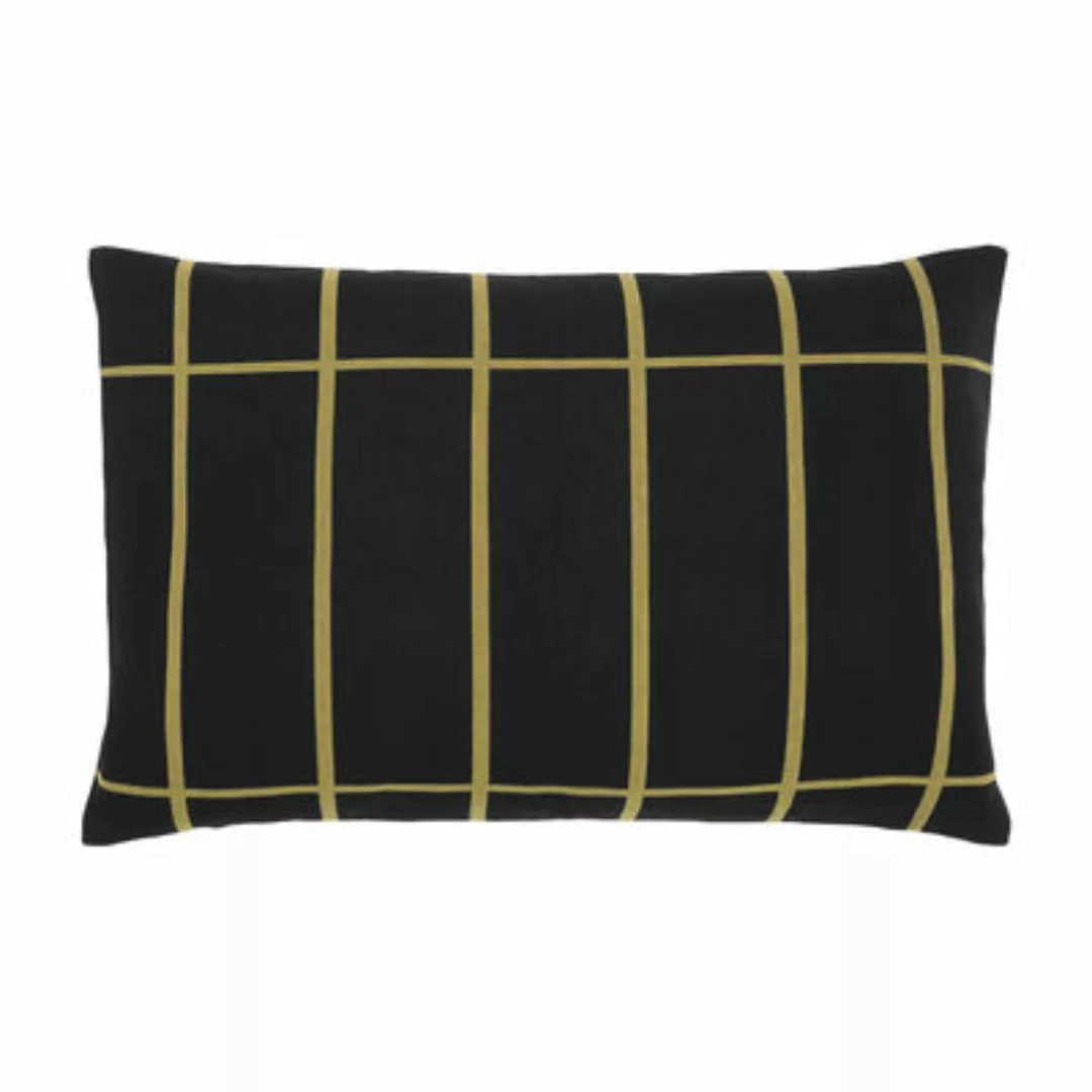 Kissenüberzug Tiiliskivi textil schwarz / 60 x 40 cm - Marimekko - Schwarz günstig online kaufen