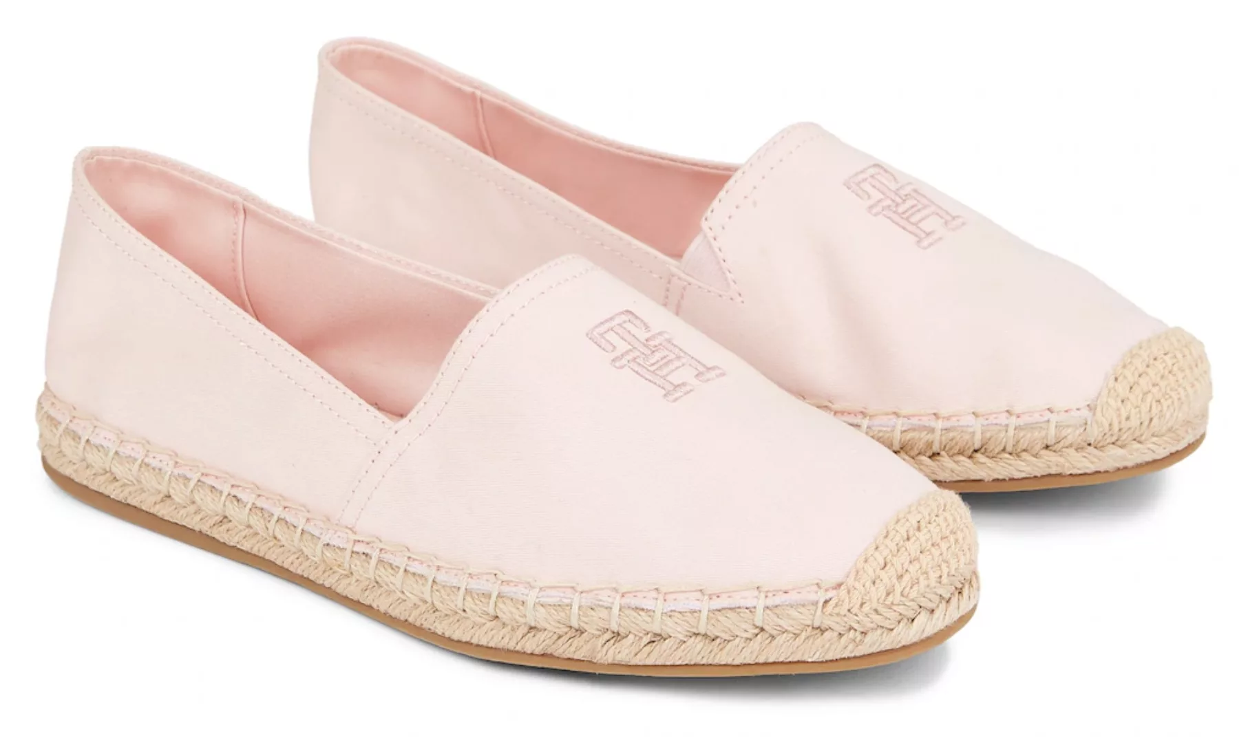 Tommy Hilfiger Espadrille "EMBROIDERED FLAT ESPADRILLE", Sommerschuh, Stran günstig online kaufen