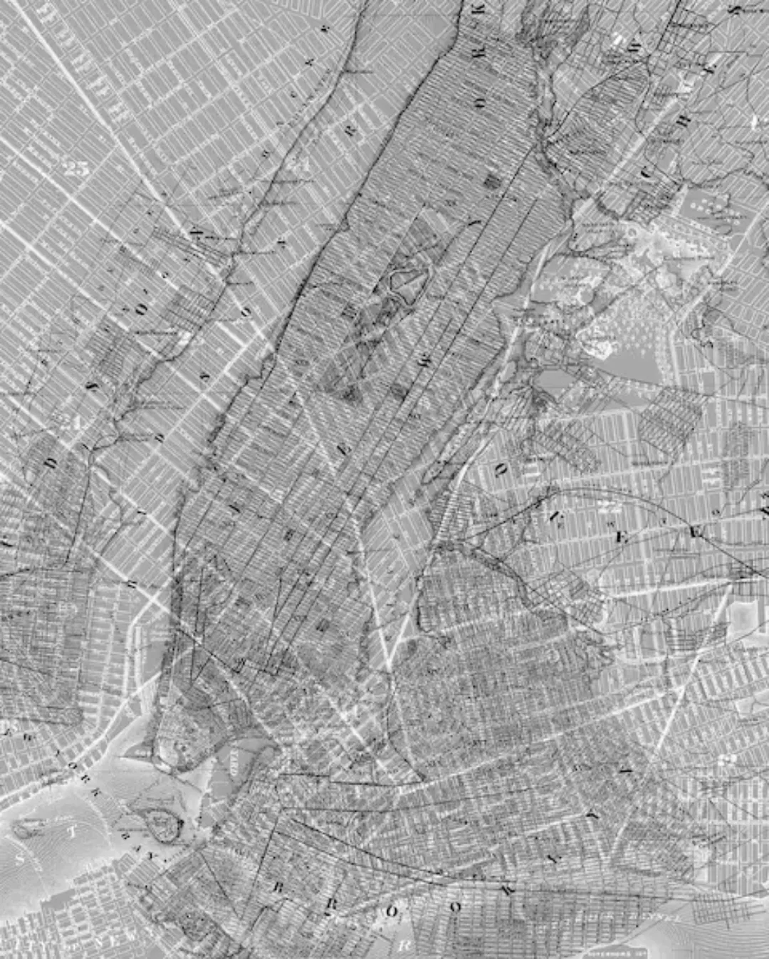 Komar Vliestapete »NYC Map« günstig online kaufen