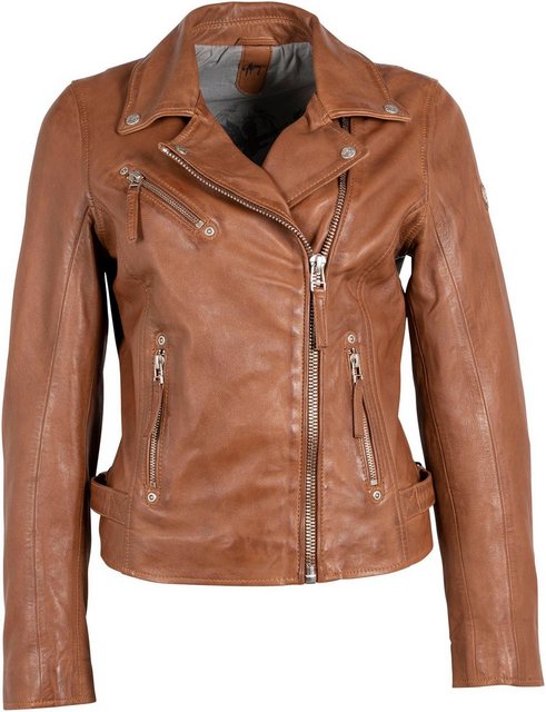 Mauritius Lederjacke PGG W14 LEGV coole Bikerjacke aus feinem Lammleder günstig online kaufen