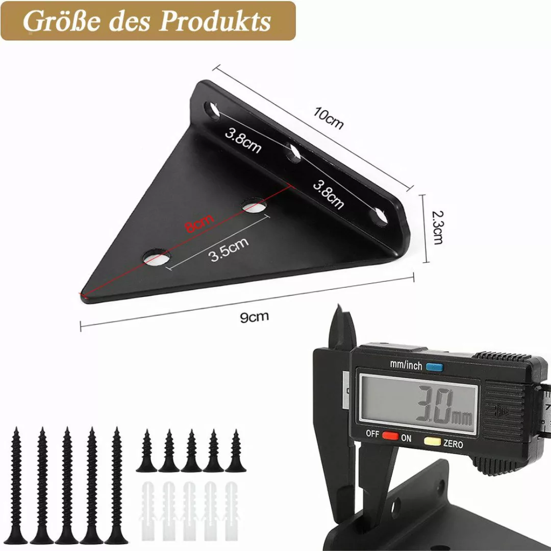 NUODWELL Wandregalhalter 4 Stück Schwebende Regalhalterung, günstig online kaufen