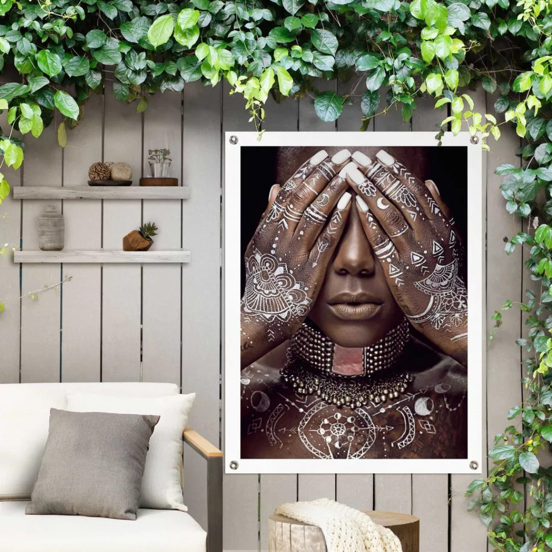 Reinders Poster "Afrikanische Frau", Outdoor für Garten oder Balkon günstig online kaufen