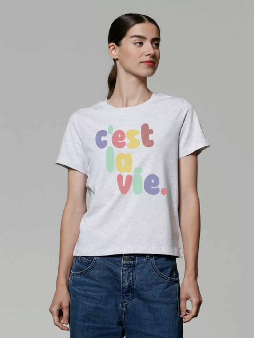 wat? Apparel T-Shirt c'est la vie günstig online kaufen