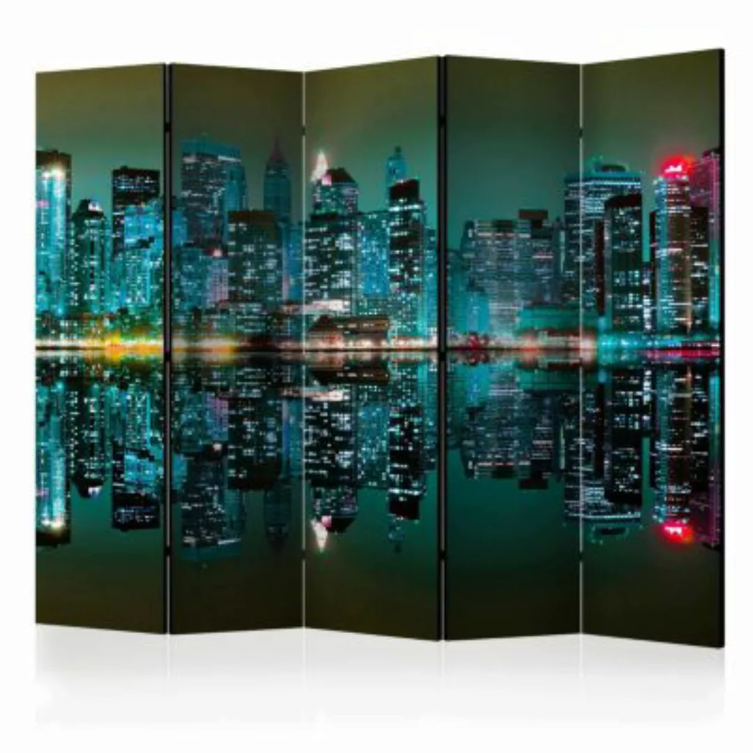 artgeist Paravent Gold reflections - NYC II [Room Dividers] mehrfarbig Gr. günstig online kaufen