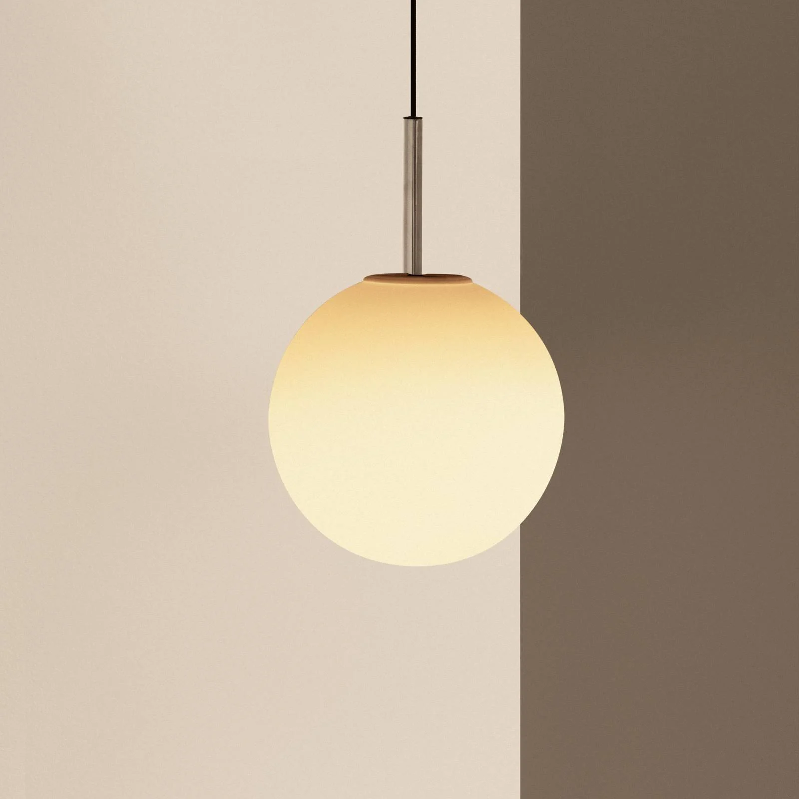 Audo TR Bulb, Hängeleuchte, 1-flammig, Stahl, Glas, weiß günstig online kaufen