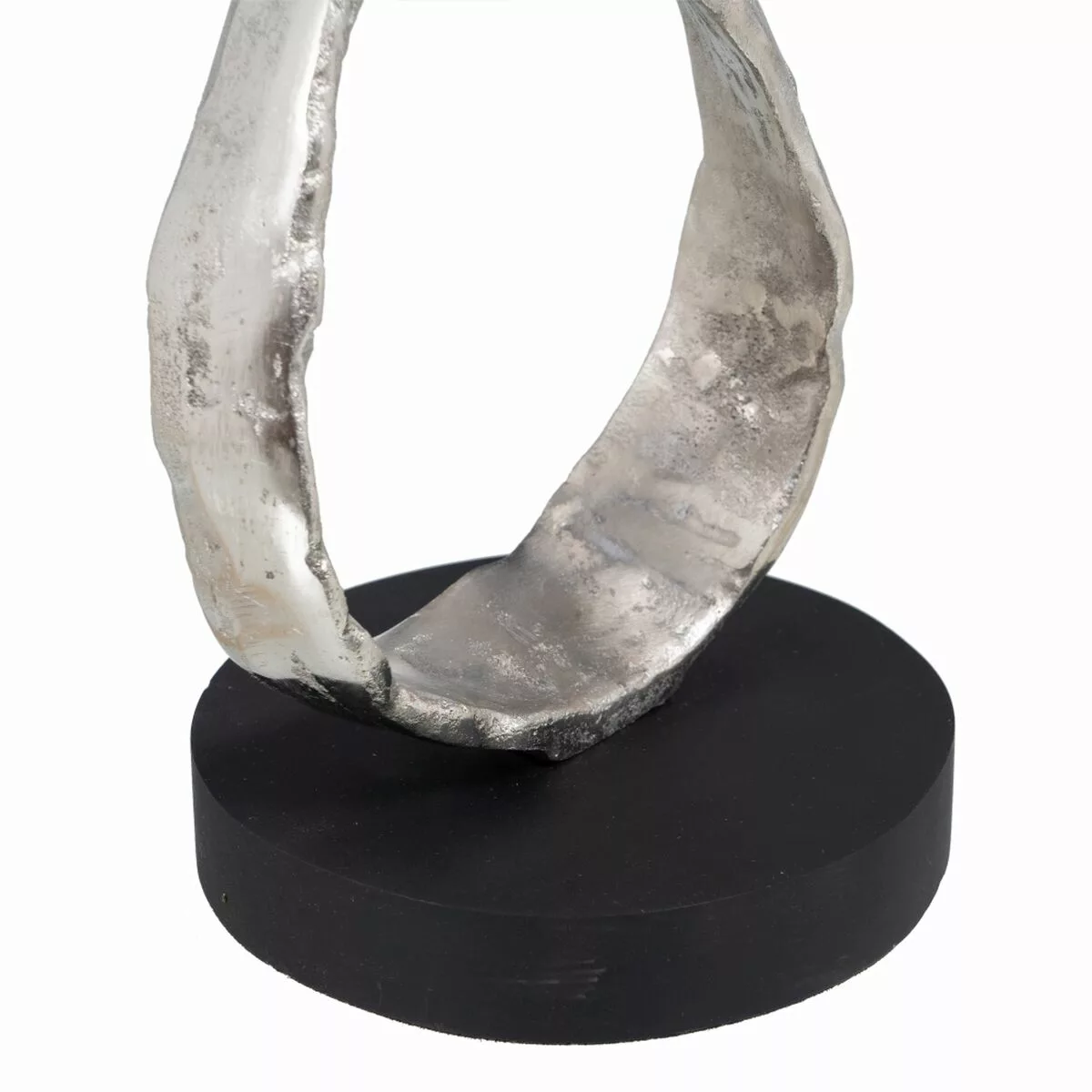 Deko-figur 21 X 15 X 63 Cm Schwarz Silber günstig online kaufen
