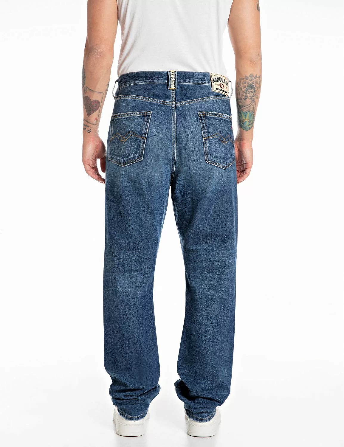 Replay Straight-Jeans "M9Z1 9Zero1 90´s Straight Fit", mit Washed-Look günstig online kaufen