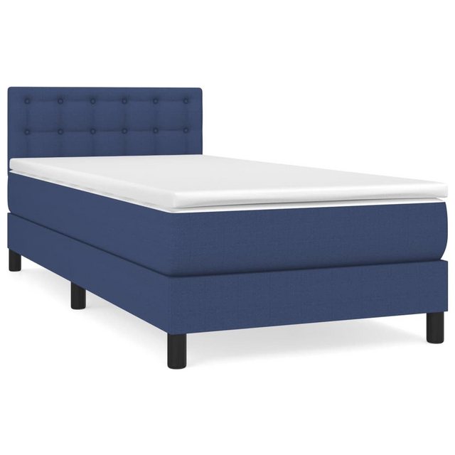 vidaXL Boxspringbett Bett Boxspringbett mit Matratze und LED Stoff (90 x 19 günstig online kaufen