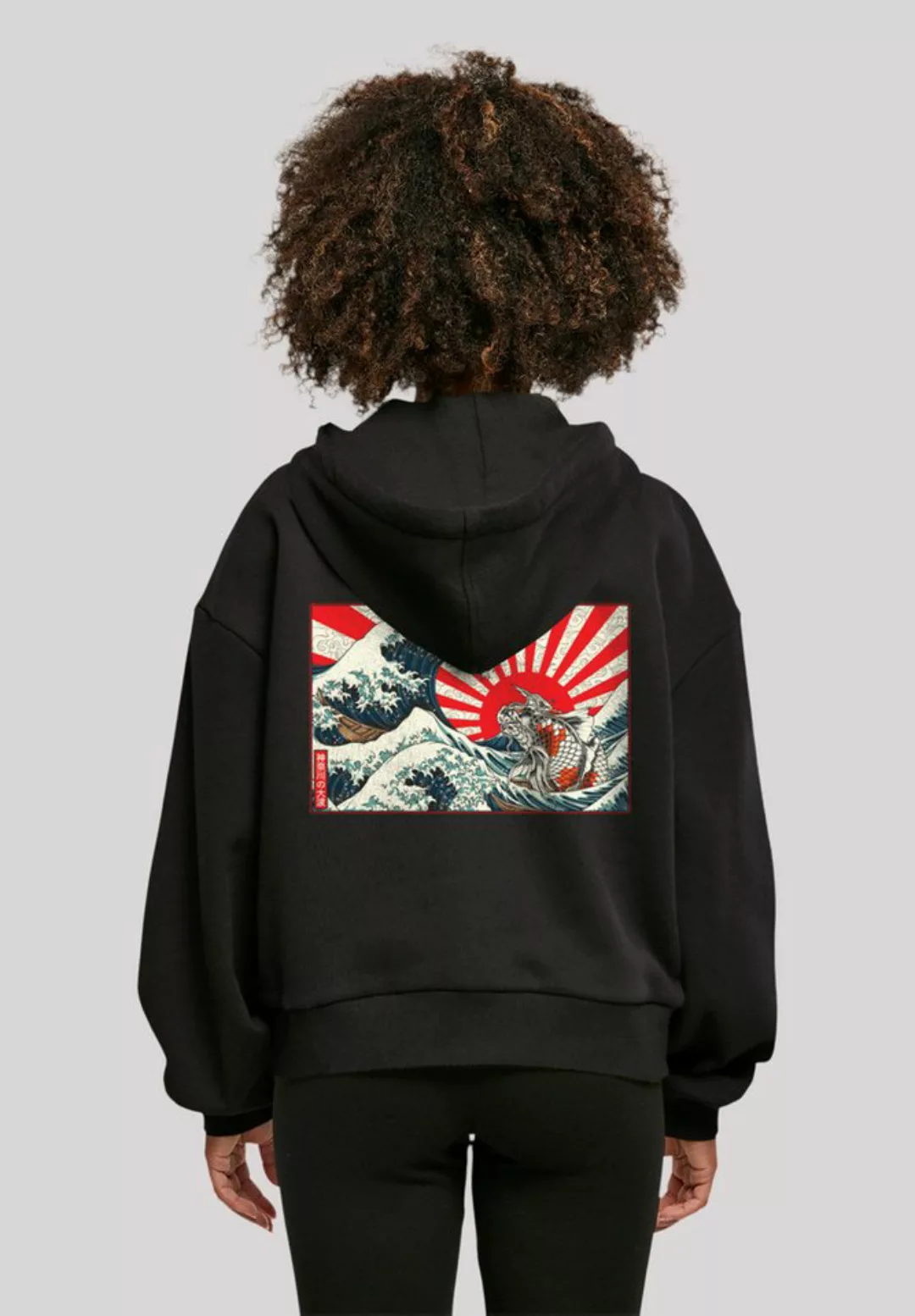 F4NT4STIC Kapuzenpullover "Kanagawa Welle Japan", Print günstig online kaufen