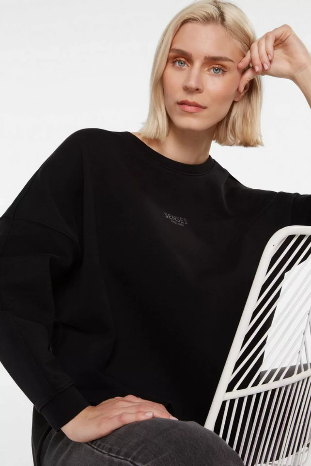 SENSES.THE LABLE Sweater, mit Seitenschlitze günstig online kaufen