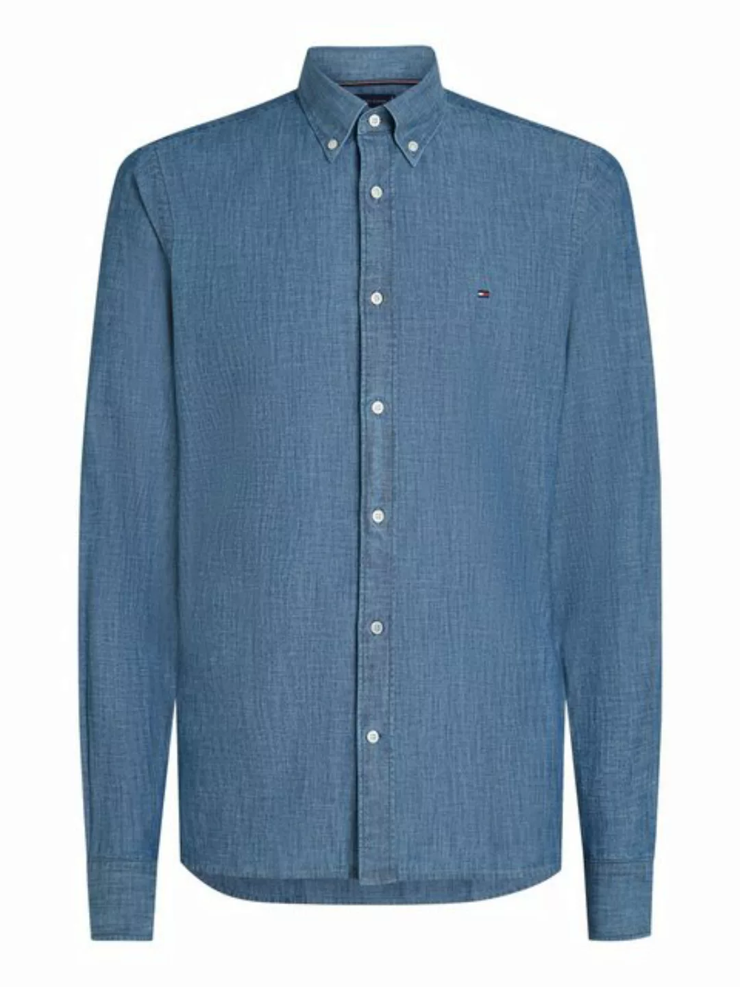 Tommy Hilfiger Langarmhemd CHAMBRAY SOLID RF SHIRT günstig online kaufen