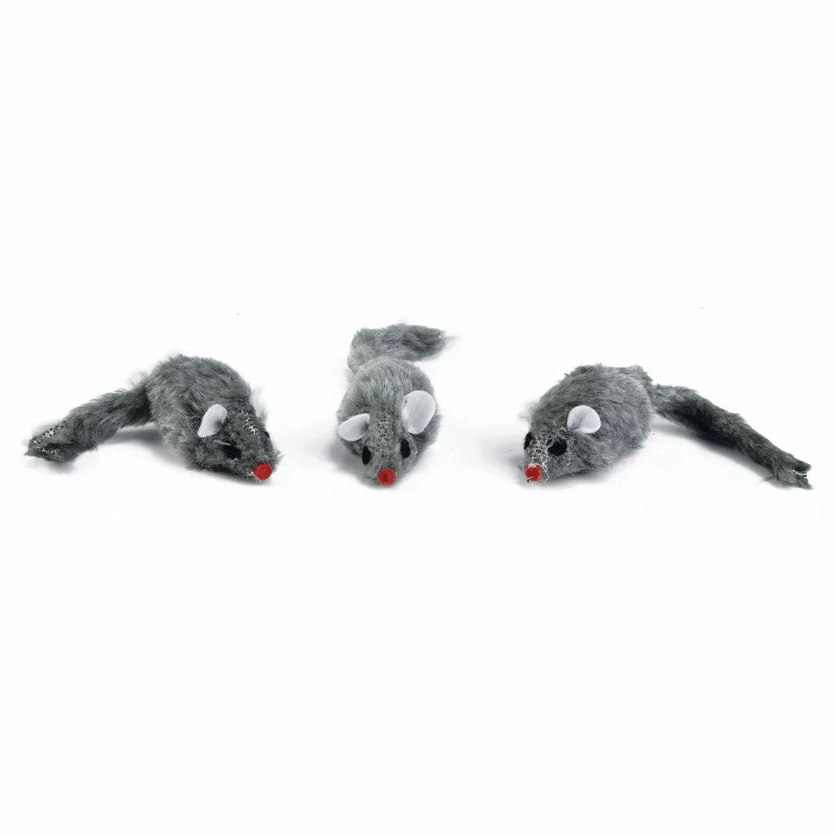 Beeztees Tierkuscheltier Katzenspielzeug Maus grau - günstig online kaufen