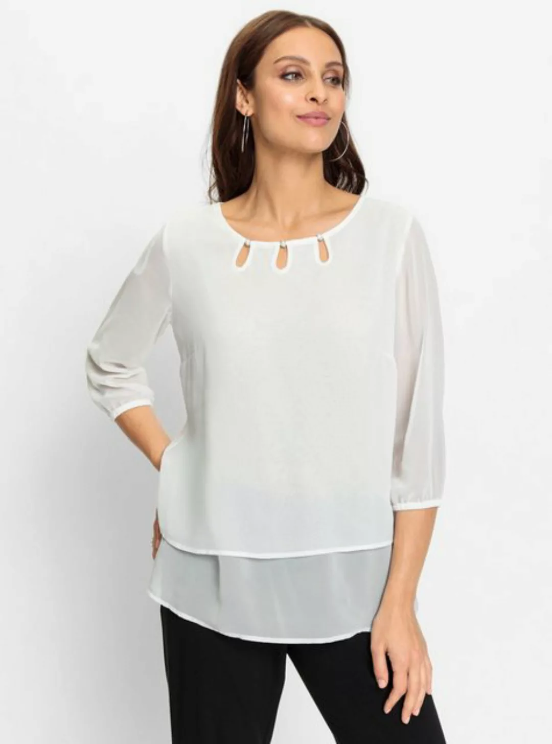 Witt Klassische Bluse Georgettebluse günstig online kaufen