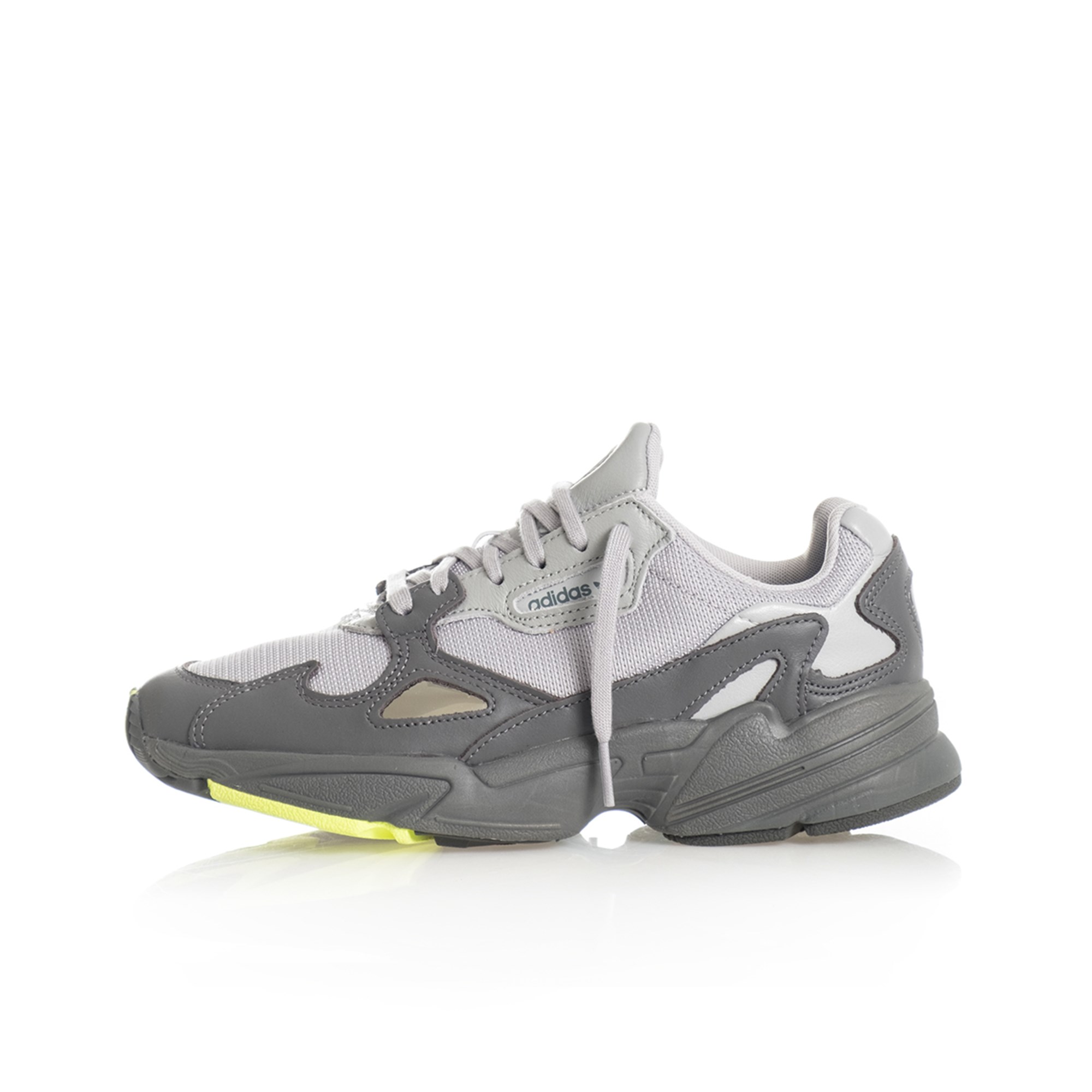 Adidas Originals Adidas Damen Sneaker Falcon EU 38 Grey / Grey / Yellow günstig online kaufen