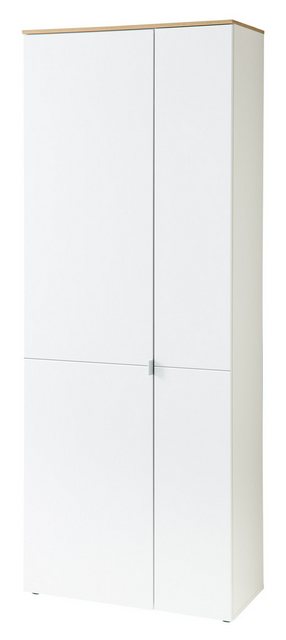 freiraum Schuhschrank Bari in Weiß matt, MDF, Spannplatte - 78x202x38cm (Bx günstig online kaufen
