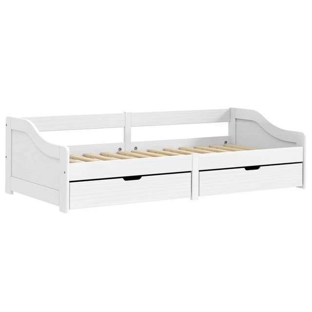 vidaXL Bett Tagesbett mit 2 Schubladen IRUN Weiß 90x200cm Massivholz Kiefer günstig online kaufen