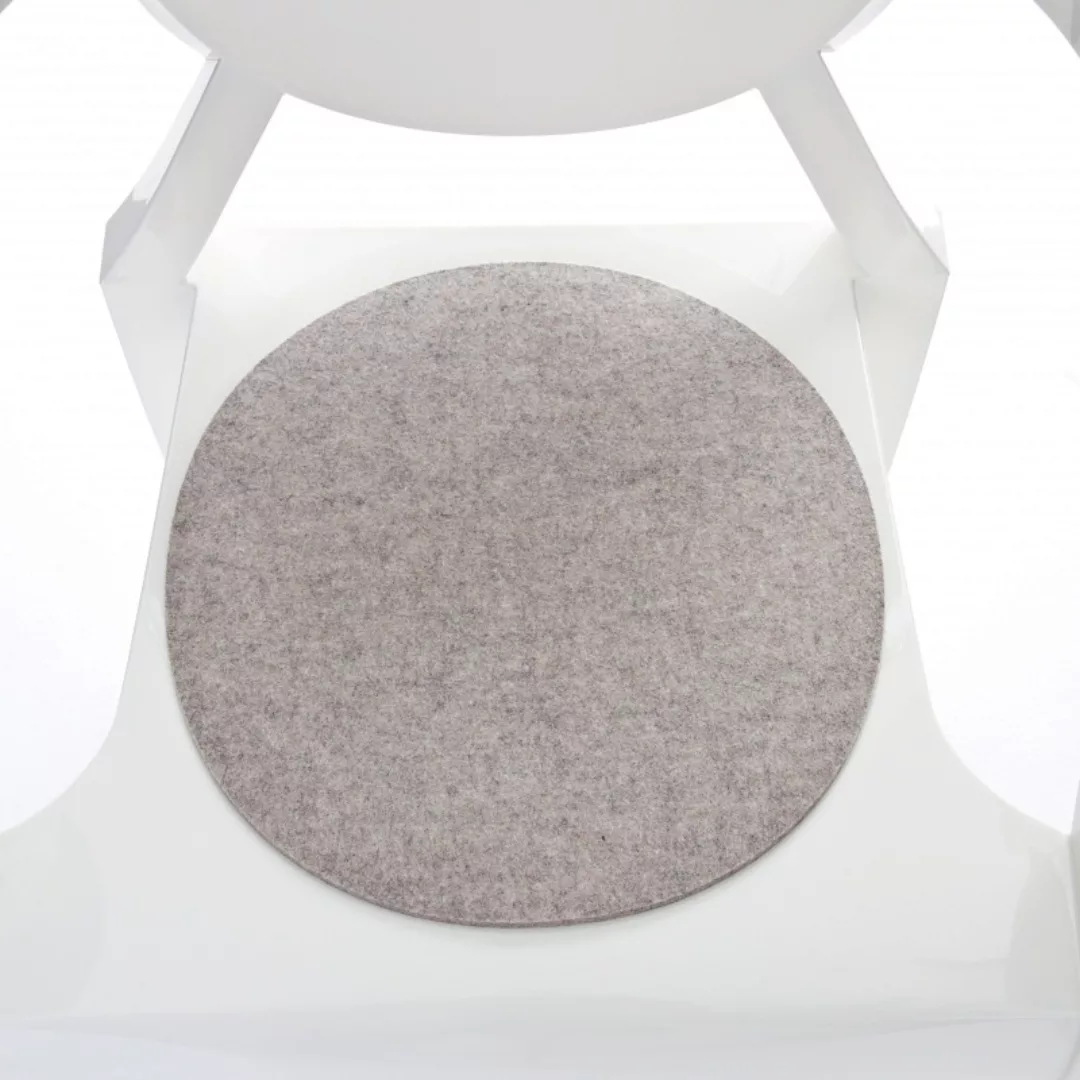 Hey-Sign - Louis Ghost Sitzauflage antirutsch - grau hellmeliert/Filz in 5m günstig online kaufen