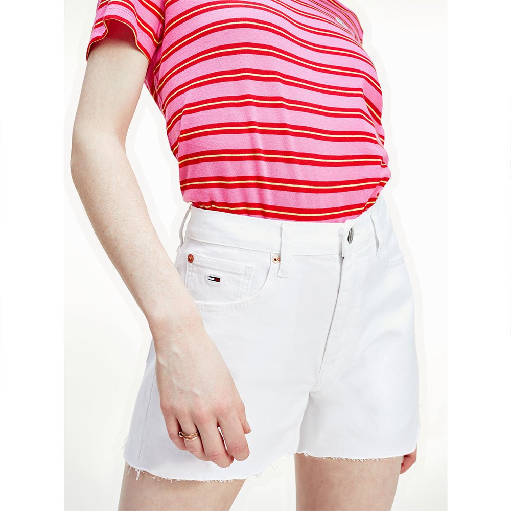 Tommy Jeans Hot Jeans-shorts 28 Mars White Com günstig online kaufen