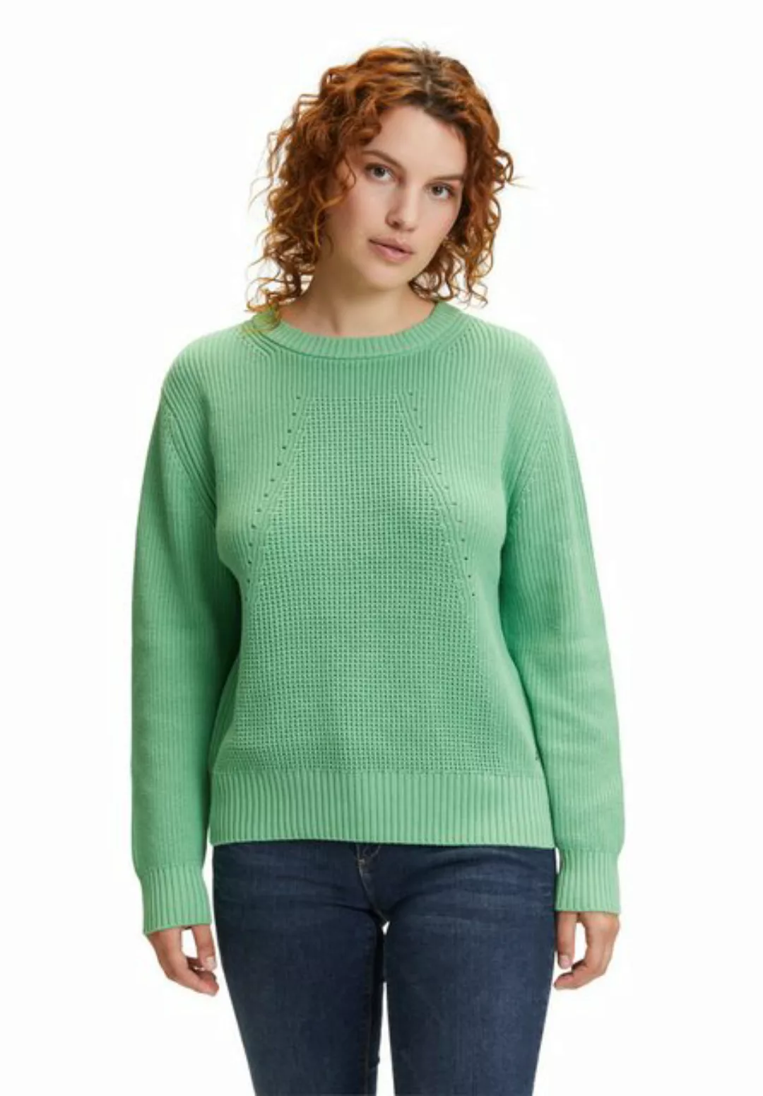 Betty&Co Strickpullover Betty & Co Strickpullover mit Struktur (1-tlg) Stru günstig online kaufen