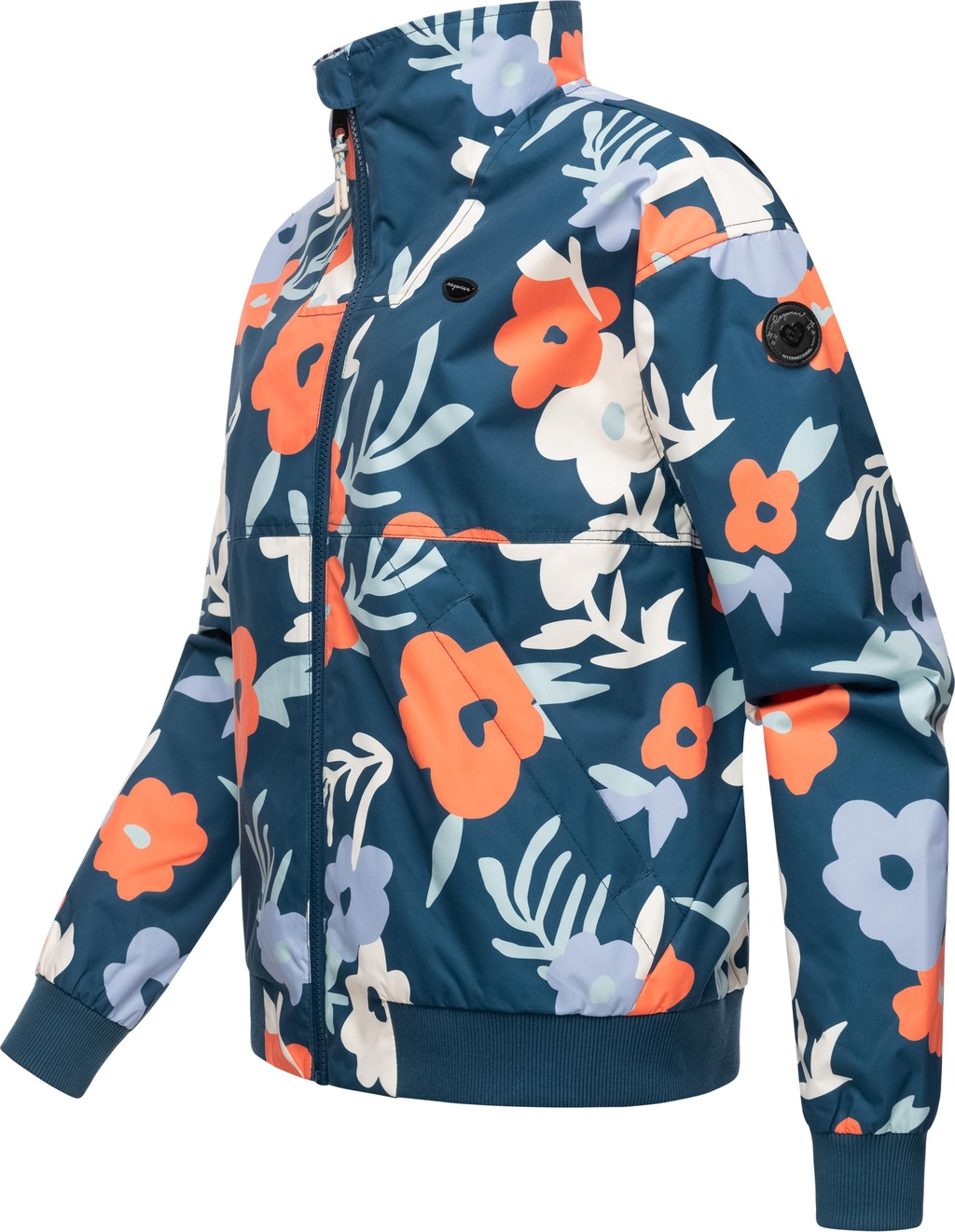 Ragwear Outdoorjacke "Goona Print", ohne Kapuze, Wasserdichte Übergangsjack günstig online kaufen