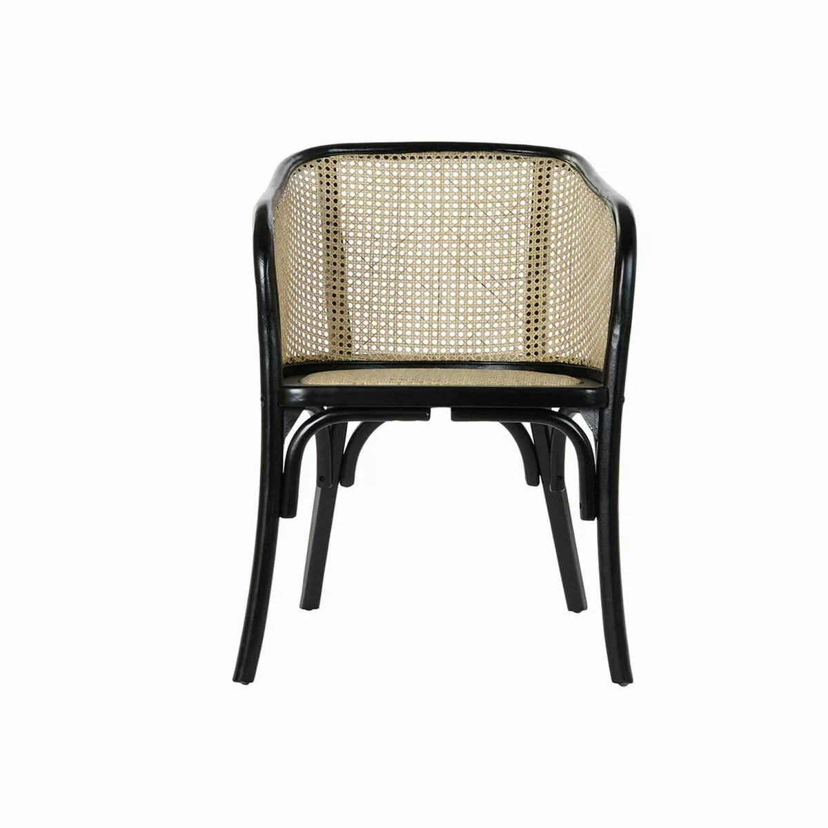 Havestol Dkd Home Decor Schwarz Rattan Ulmenholz (58 X 55 X 77 Cm) günstig online kaufen