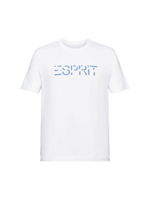 Esprit T-Shirt Logo-T-Shirt aus Baumwolljersey (1-tlg) günstig online kaufen