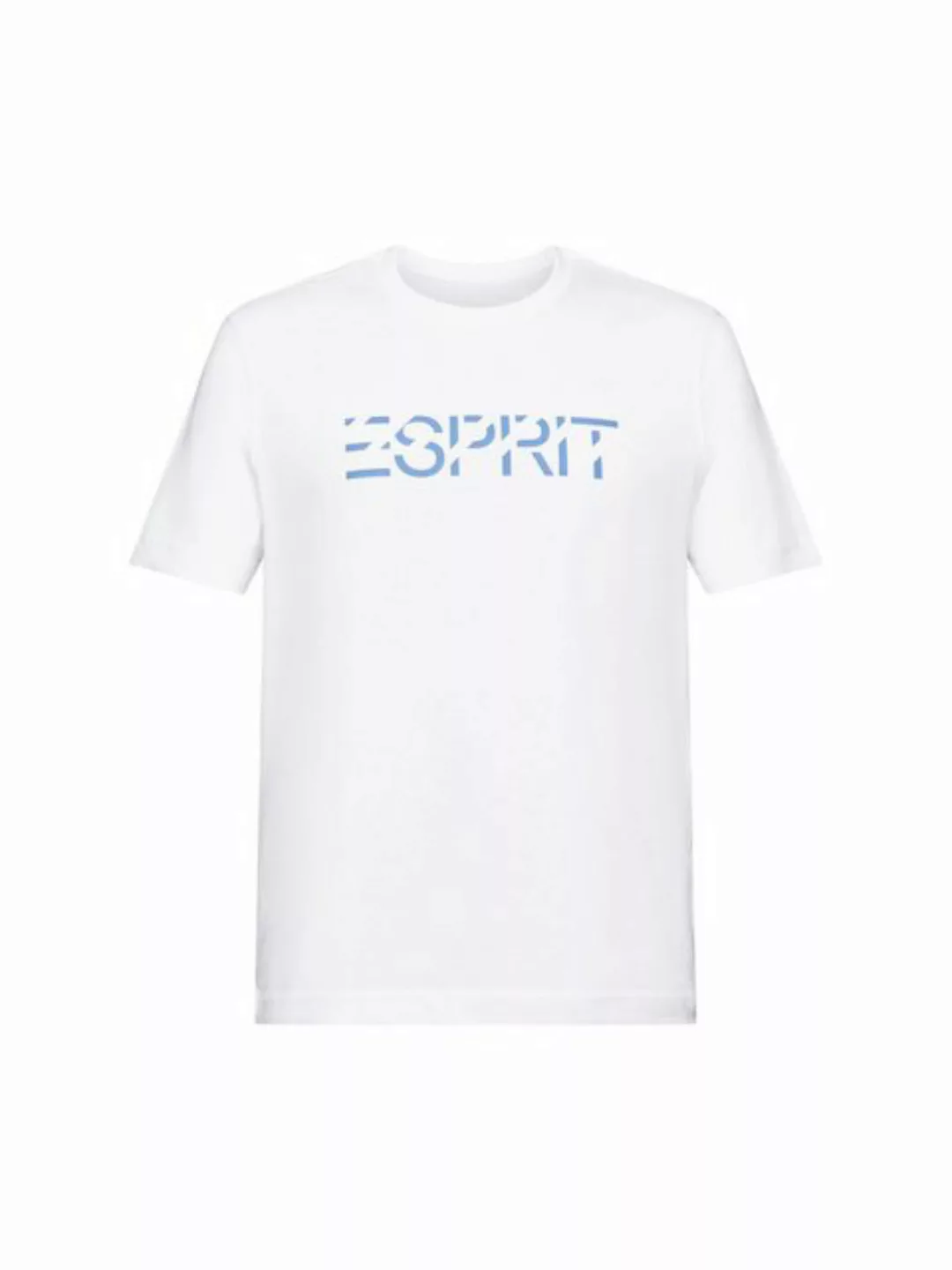 Esprit T-Shirt Logo-T-Shirt aus Baumwolljersey (1-tlg) günstig online kaufen