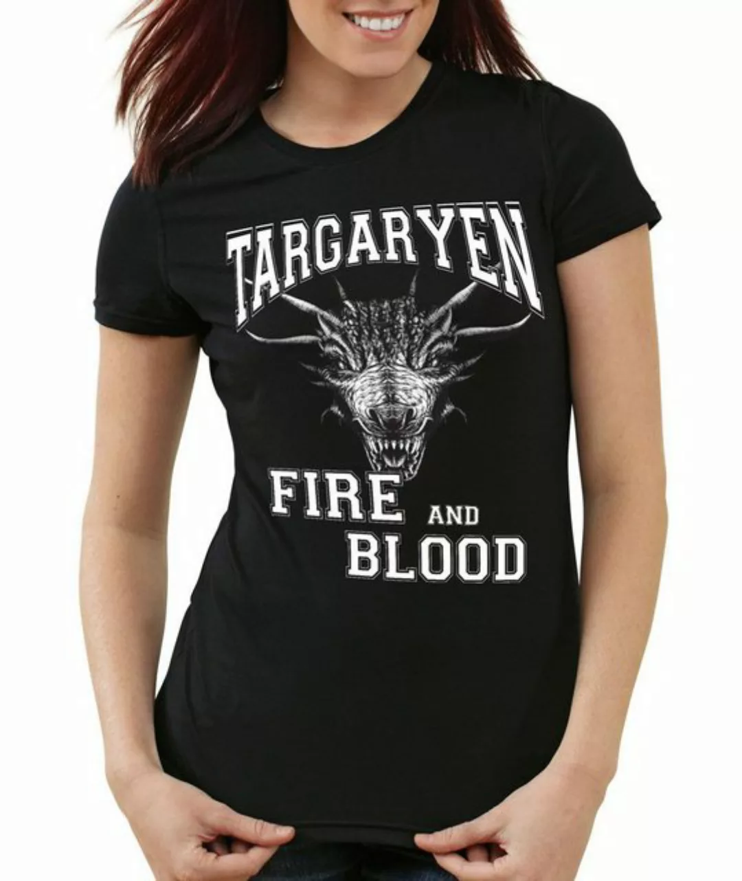 style3 T-Shirt Targaryen fire and blood thrones of game college game of thr günstig online kaufen