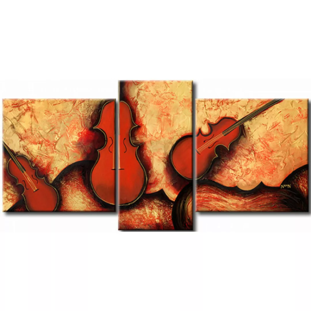 Wandbild Gold Violin  XXL günstig online kaufen