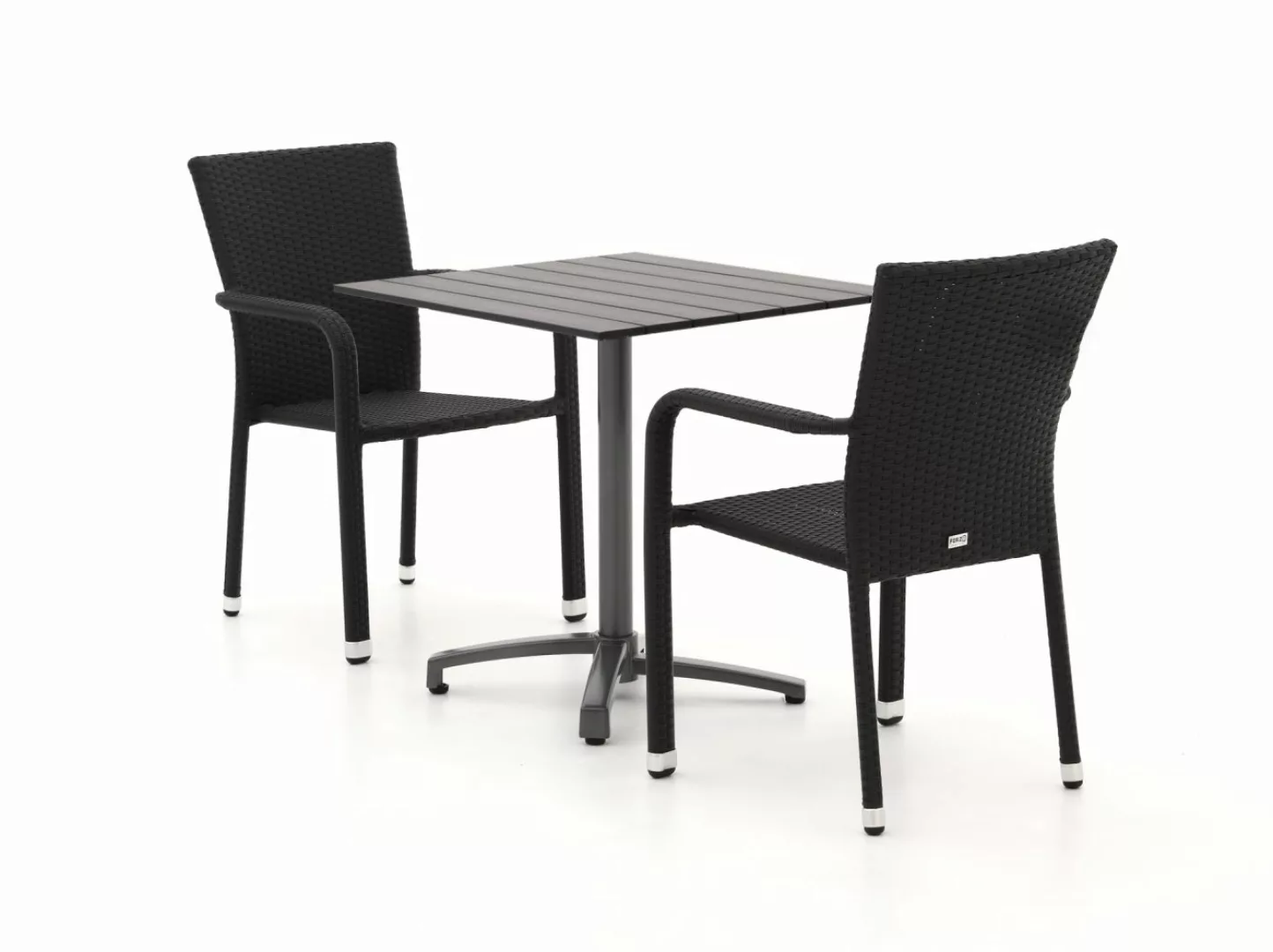 Forza Fossano/Canzo 70 cm Gartenmöbel-Set 3-teilig stapelbar günstig online kaufen