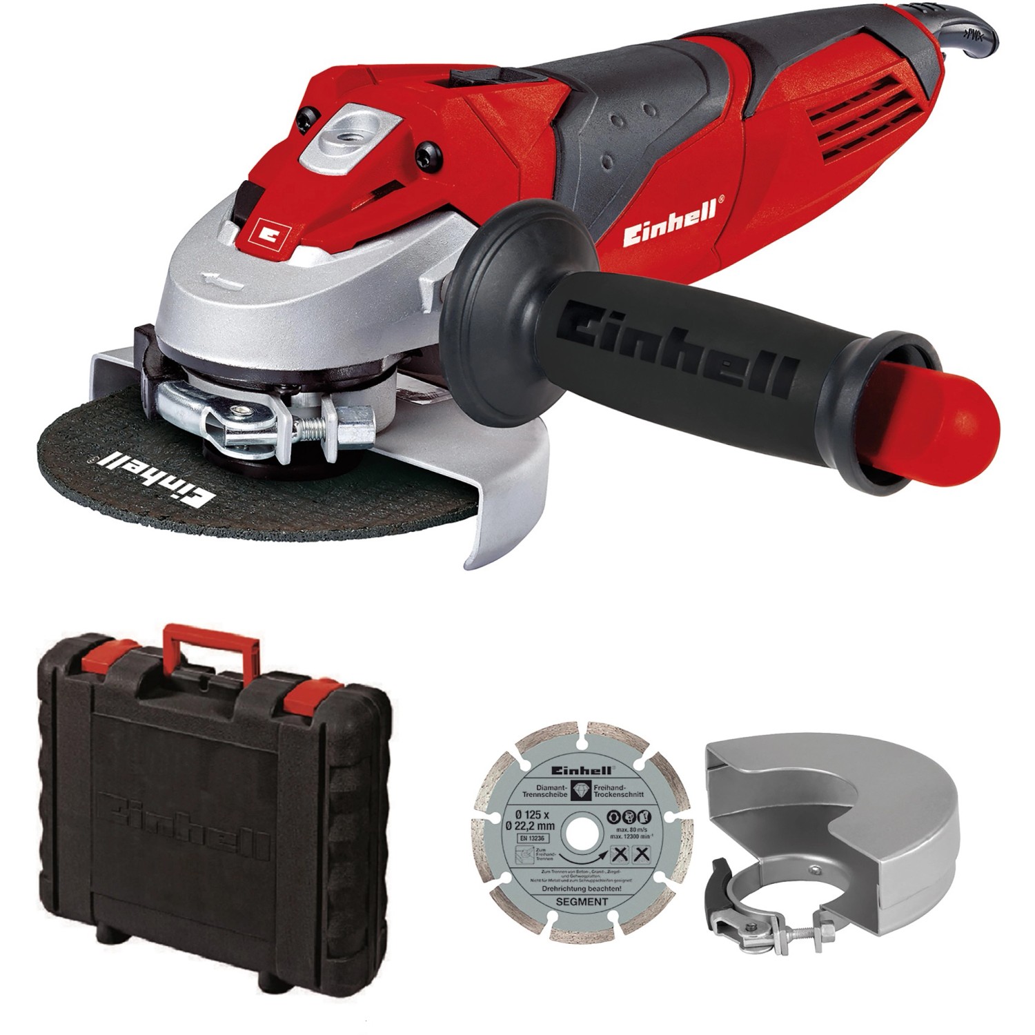 Einhell Winkelschleifer-Set TE-AG 125/750 Kit günstig online kaufen