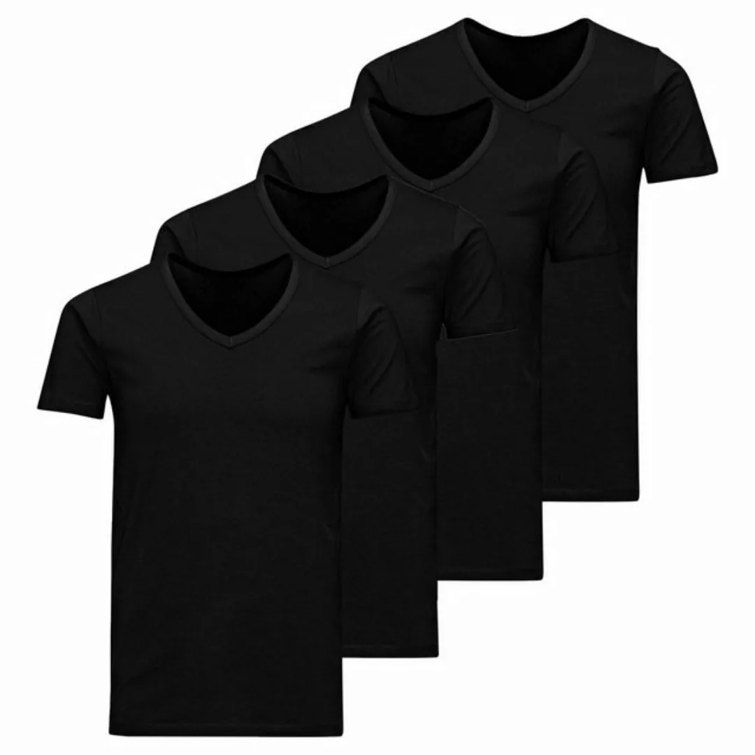 Jack & Jones Herren V-Neck T-Shirt JACBASIC 2er PACK - Regular Fit günstig online kaufen