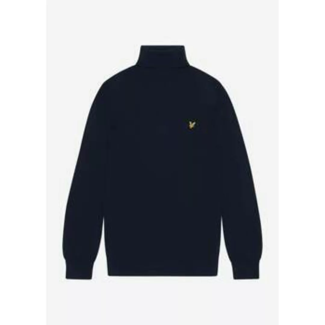 Lyle & Scott  Pullover Cotton merino turtleneck jumper - dark navy günstig online kaufen