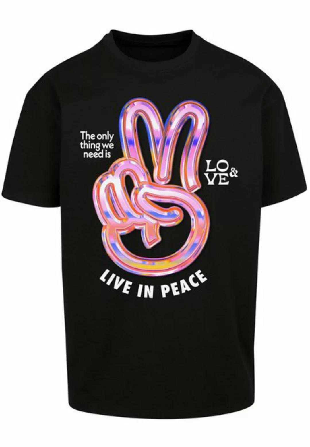 Upscale by Mister Tee T-Shirt Unisex Live in Peace Oversize Tee (1-tlg) günstig online kaufen